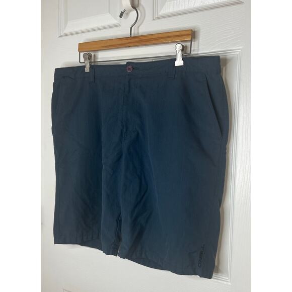 Men's O'Neill Blue Chino Shorts Golf Outdoor Small Rip By Pocket Size 40 - Picture 3 of 8